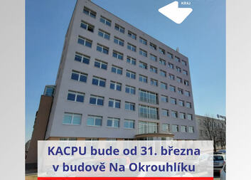 Hradecké KACPU od 31. března nově v budově Na Okrouhlíku 