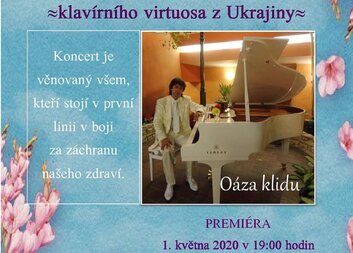 Koncert Vladimíra Župana z Ukrajiny pro lidi v první linii