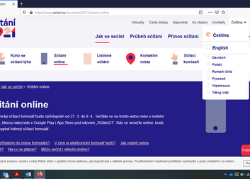 Sčítání lidu, domů a bytů v ČR je povinné i pro cizince