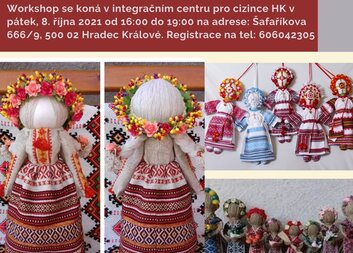 Pojďte si vyrobit panenku v ukrajinském stylu