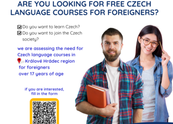 New Czech language courses for foreigners in Hradec Kralove region