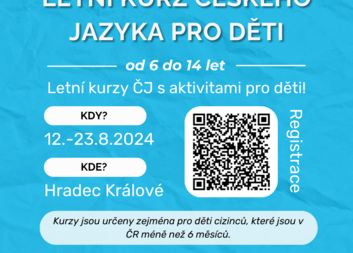 Kurz českého jazyka ZDARMA spojené s volnočasovými aktivitami pro děti cizinců