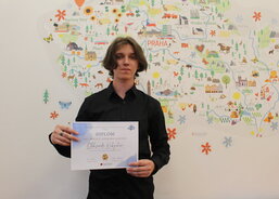 1. místo A2 - student Oleksandr ze Záporoží (Ukrajina)