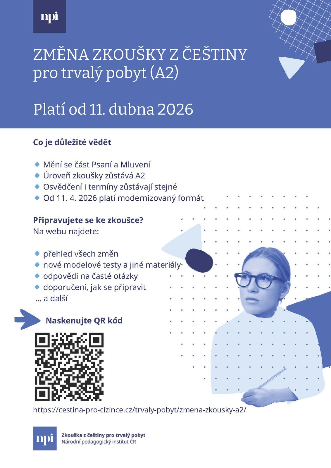 Plakát změna zkoušky TP od 11.04.2026